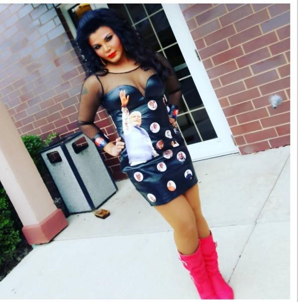 Rakhi Sawant had PM Narendra Modi on her dress - Photos,Images,Gallery ...