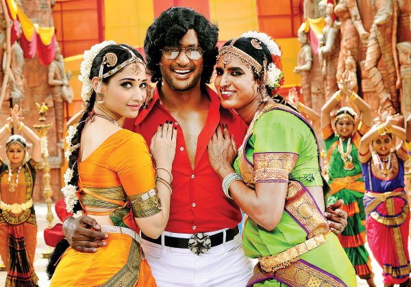Kaththi Sandai is an upcoming Tamil action masala film written and directed by Suraj and produced by S. Nandagopal and Vishal under the Madras Enterprises banner. The film stars Vishal and Tamannaah in the lead role, while Jagapati Babu, Tarun Arora, Vadivelu, Soori, Sampath Raj and Balaji appears in the supporting role. Kaththi Sandai,Kaththi Sandai stills,Vishal,Tamannaah,Vadivelu,Kaththi Sandai movie stills,Kaththi Sandai movie pics,Kaththi Sandai movie images,Kaththi Sandai movie photos,Kaththi Sandai movie pictures