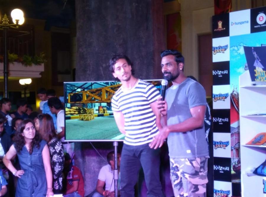Actor Tiger Shroff and director-choreographer Remo D'souza on Friday launched a game based on their forthcoming film Tiger Shroff,Remo D'souza,A Flying Jatt,A Flying Jatt game,A Flying Jatt game launch,director-choreographer Remo D'souza,bollywood movie A Flying Jatt,A Flying Jatt promotions,A Flying Jatt movie promotions