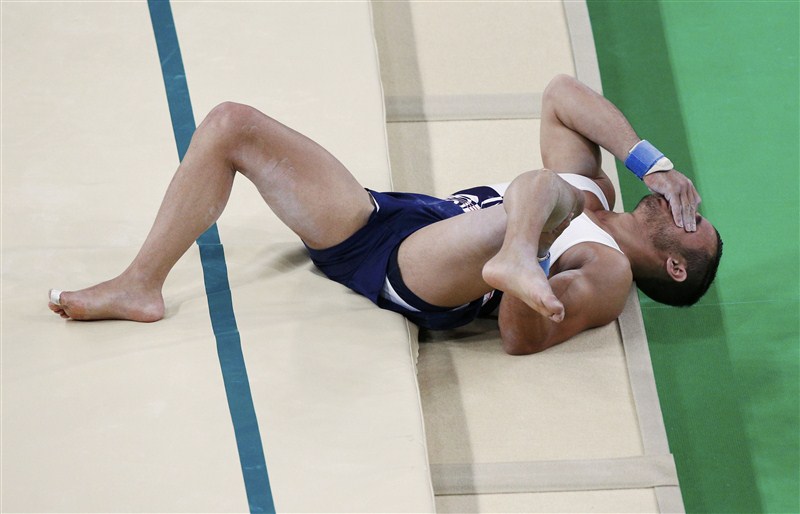 Athletes push their bodies to the limit at the Rio Olympics. Rio Olympics 2016,Rio Olympics,Worst Injuries at Rio Olympics,Worst Injuries at the 2016 Rio Summer Olympics,Summer Olympics,injuries at Rio Olympics 2016,injuries at Rio Olympics,Olympic Injuries