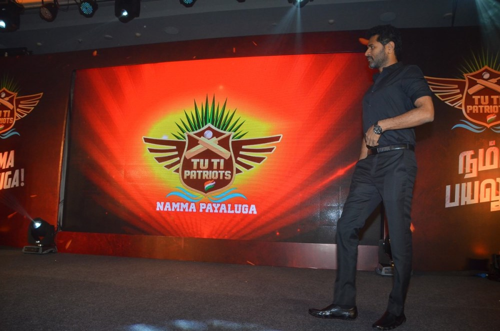 TUTI Patriots Team Anthem Launch event held at ITC Grand Chola in Chennai. Celebs like Prabhu Deva, Director Vijay, Singer Arunraja Kamaraj, Dr. Kumaran, Anthony, Dinesh Karthik, Abhinav Mukund, Lakshmipathy Balaji and others graced the event. Prabhu Deva,Vijay,TUTI Patriots Team Anthem Launch,TUTI Patriots,Prabhu Deva,Director Vijay,Dr. Kumaran,Anthony,Dinesh Karthik,Abhinav Mukund,Lakshmipathy Balaji