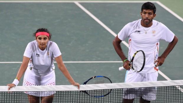The Indian duo of Sania Mirza and Rohan Bopanna went down fighting in the semi-finals of the mixed doubles tennis event to the US team of Venus Williams and Rajeev Ram at the Rio Olympics here.