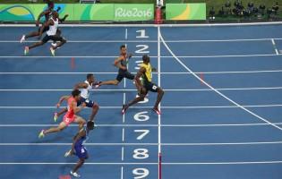 Rio Olympics 2016,Usain Bolt wins 100m gold,Usain Bolt wins gold,Usain Bolt,Jamaican athlete Usain Bolt,Rio Games,Bolt creates athletics history at Rio Olympics