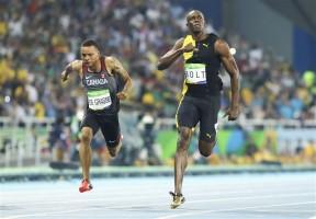 Rio Olympics 2016,Usain Bolt wins 100m gold,Usain Bolt wins gold,Usain Bolt,Jamaican athlete Usain Bolt,Rio Games,Bolt creates athletics history at Rio Olympics