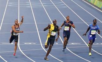 Rio Olympics 2016,Usain Bolt wins 100m gold,Usain Bolt wins gold,Usain Bolt,Jamaican athlete Usain Bolt,Rio Games,Bolt creates athletics history at Rio Olympics