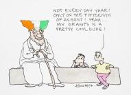 Cartoon on Independence Day