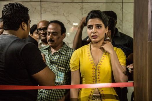 Janatha Garage actress Samantha Ruth Prabhu inaugurates 'Bahar Cafe' Biryani Restaurant in Bangalore.
