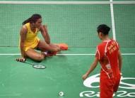 Indian shuttler P.V. Sindhu caused a huge upset, stunning World No.2 Wang Yihan of China in straight games to enter the semi-finals of the women's singles category at the ongoing Rio Olympics.