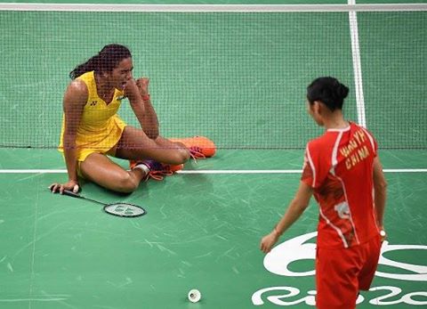 Indian shuttler P.V. Sindhu caused a huge upset, stunning World No.2 Wang Yihan of China in straight games to enter the semi-finals of the women's singles category at the ongoing Rio Olympics.