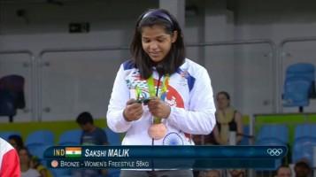 Sakshi Malik,Sakshi Malik wins bronze medal,Sakshi Malik wins bronze medal in Olympics,Sakshi Malik wins in Olympics