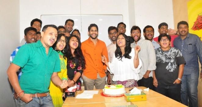 South Indian actor Naga Chaitanya launches 'Evare' song from his upcoming Premam movie.
