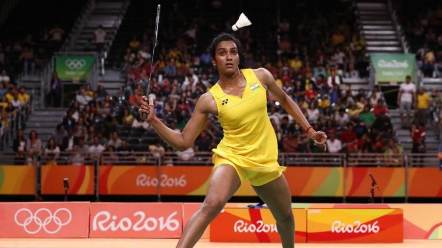 India's P.V. Sindhu thumped Nozomi Okuhara of Japan to enter the final of the women's singles event of badminton competitions, assuring the country at least a silver medal at the Olympic Games here on Thursday. PV Sindhu,PV Sindhu in Final,PV Sindhu in badminton final,badminton final,Nozomi Okuhara,badminton competitions,PV Sindhu pics,PV Sindhu images,PV Sindhu photos,PV Sindhu stills,PV Sindhu pictures