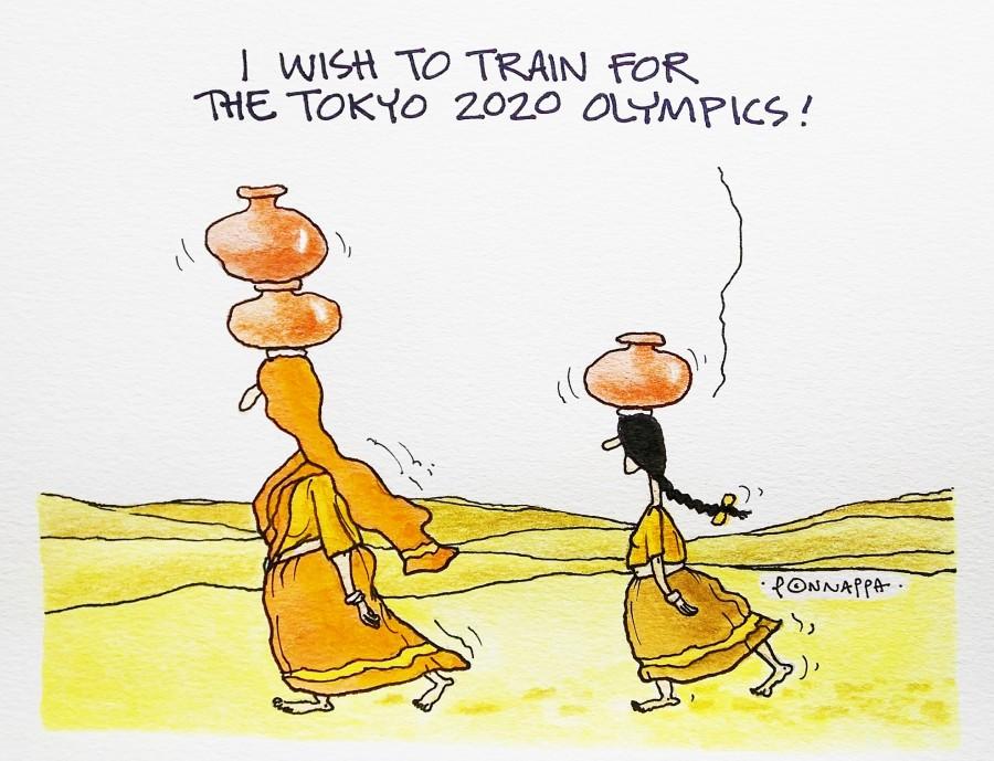 IBTimes Cartoon Rio Olympics,Olympics,Women in Rio Olympics
