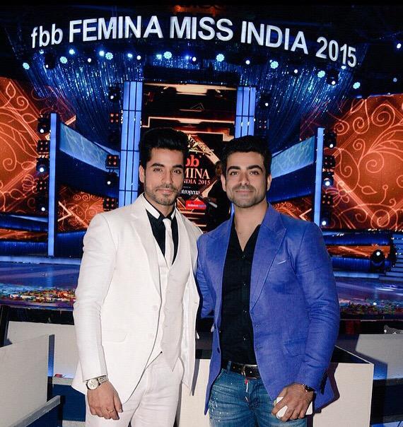 gautam gulati his brother mohit femina miss india 2015