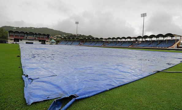 Rain played spoilsport in the first session of the opening day of the fourth and final Test between India and the West Indies, as the hosts reached 62/2 before the interruption at the Queen's Park Oval here on Thursday. India,India vs West Indies,West Indies,India vs West Indies Test Series,india vs west indies 2016,Rain halts first session