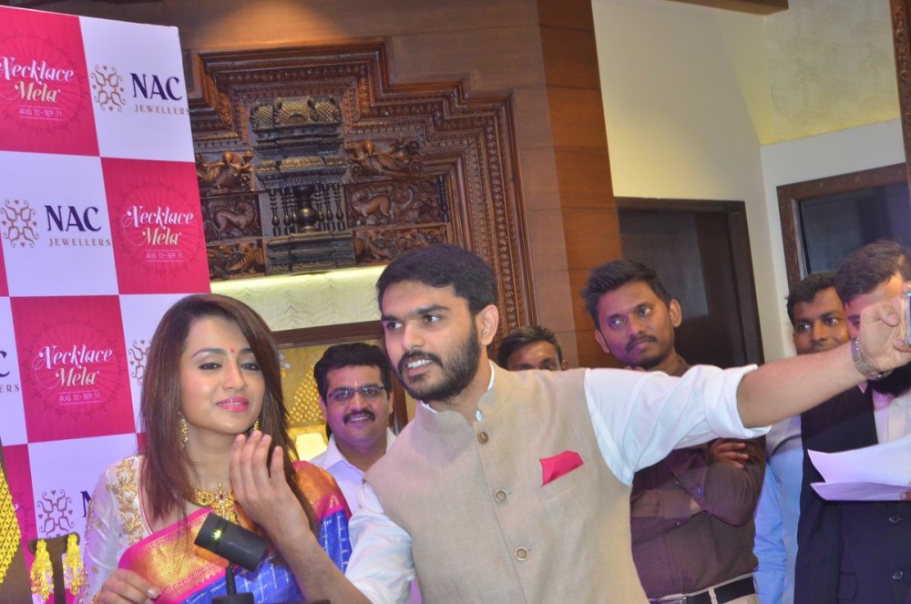 Trisha,Trisha inaugurates NAC Jewellers,Trisha Krishnan,NAC Jewellers Necklace Mela,actress Trisha,Trisha latest pics,Trisha latest images,Trisha latest photos,Trisha latest stills,Trisha latest pictures