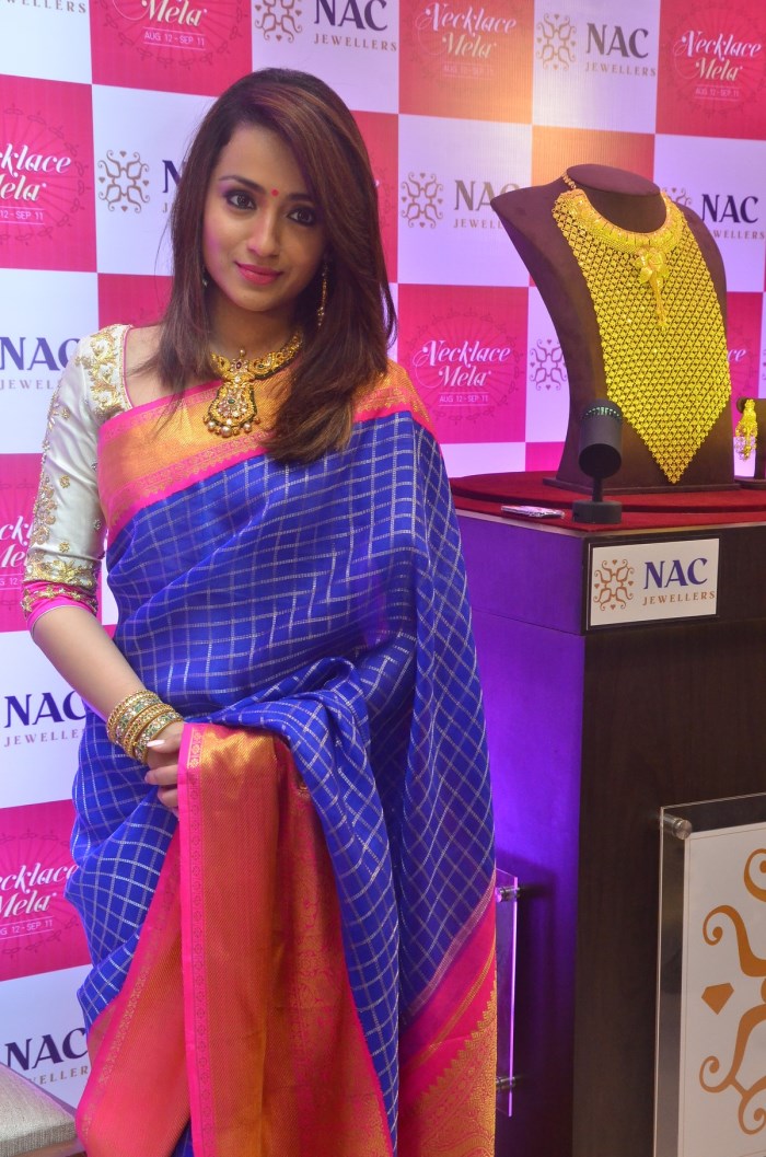 Trisha,Trisha inaugurates NAC Jewellers,Trisha Krishnan,NAC Jewellers Necklace Mela,actress Trisha,Trisha latest pics,Trisha latest images,Trisha latest photos,Trisha latest stills,Trisha latest pictures