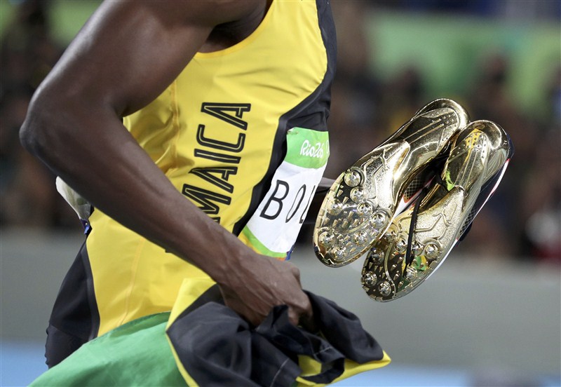 Usain Bolt on Friday led Jamaica to the men's 4x100 metres relay gold medal at the Rio Olympics. Usain Bolt,Usain Bolt makes History,Usain Bolt makes History in Triple-Triple,Jamaica wins Sprint,Sprint Relay,Usain BOlt Rio Olympics,Usain Bolt pics,Usain Bolt images,Usain Bolt photos