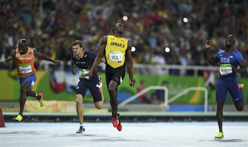 Usain Bolt makes History with a Triple-Triple as Jamaica wins Sprint ...