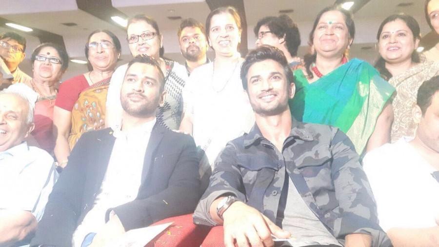 The makers of MS Dhoni: The Untold Story had launched the trailer of the movie today in national capital Delhi. Dhoni and Sushant get nostalgic while unveiling the trailer of MS Dhoni: The Untold Story in Delhi. Dhoni,Sushant,Dhoni and Sushant get nostalgic,MS Dhoni: The Untold Story,MS Dhoni: The Untold Story trailer,MS Dhoni: The Untold Story trailer launch