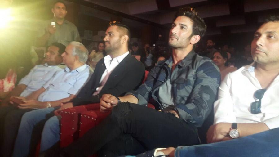 The makers of MS Dhoni: The Untold Story had launched the trailer of the movie today in national capital Delhi. Dhoni and Sushant get nostalgic while unveiling the trailer of MS Dhoni: The Untold Story in Delhi. Dhoni,Sushant,Dhoni and Sushant get nostalgic,MS Dhoni: The Untold Story,MS Dhoni: The Untold Story trailer,MS Dhoni: The Untold Story trailer launch