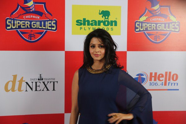 Celebs like Samantha, R. Sarathkumar, Raai Laxmi, Dhansika, Hansika Motwani, Vedhika, Meena, Aishwarya, Khushbu Sundar, Bhagyaraj, Poornima Bhagyaraj, Jayam Ravi, Janani Iyer, Vikram Prabhu, Prabhu, Nasser, Suja Varunee, former Cricket player Zaheer Khan, Azharuddin, Ashish Nehra and others graced at Chepauk Super Gillies team launch. Chepauk Super Gillies,Chepauk Super Gillies team launch,Samantha,Dhansika,Hansika Motwani,Raai Laxmi,Vedhika,Meena,Aishwarya,Khushbu Sundar,Bhagyaraj,Chepauk Super Gillies team launch pics,Chepauk Super Gillies team launch images,Chepauk Super Gillies tea