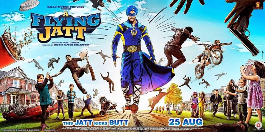 A Flying Jatt is an upcoming Bollywood movie directed by Remo D'souza and Produced by Ekta Kapoor and Shobha Kapoor. Tiger Shroff and Jacqueline Fernandez in lead roles. Tiger Shroff,A Flying Jatt first look poster,A Flying Jatt first look,A Flying Jatt poster,Nathan Jonnes,Sharad Kapoor,Jacqueline Fernandez