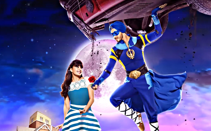 A Flying Jatt is an upcoming Bollywood movie directed by Remo D'souza and Produced by Ekta Kapoor and Shobha Kapoor. Tiger Shroff and Jacqueline Fernandez in lead roles, while Vijeta Maru, Nathan Jonnes, Sharad Kapoor and Kay Kay Menon appear in supporting roles. The music for A Flying Jatt is composed by Sachin-Jigar. Tiger Shroff,Jacqueline Fernandez,A Flying Jatt,A Flying Jatt movie stills,A Flying Jatt movie pics,A Flying Jatt movie images,A Flying Jatt movie photos,A Flying Jatt movie pictures,Remo D'souza,Ekta Kapoor,Shobha Kapoor