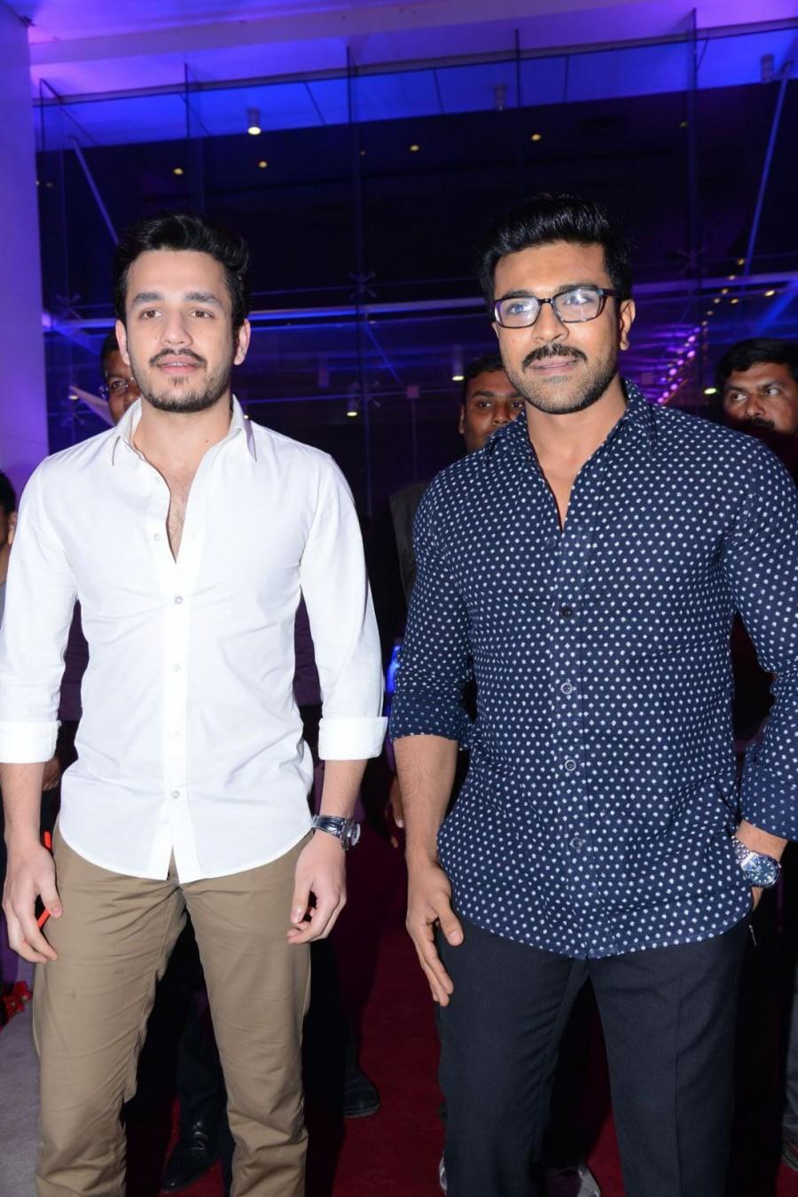 Producer DVV Danayya's daughter wedding reception held in Hyderabad. Celebs like Ram Charan, Nani, Allari Naresh, SS Rajamouli, Akhil Akkineni, Raashi Khanna, Rakul Preet Singh, VV Vinayak, Trivikram Srinivas, Dasari Narayana Rao, Harish Shankar, Kortala Siva, Jaya Prakash Reddy, Kota Srinivas Rao, Kona Venkat, Chalapathi Rao, Bellamkonda Suresh, S Radha Krishna and others graced the event. Ram Charan,Nani,Allari Naresh,SS Rajamouli,Akhil Akkineni,Raashi Khanna,Rakul Preet Singh,VV Vinayak,Trivikram Srinivas,Dasari Narayana Rao,DVV Danayya's daughter wedding reception,DVV Danayya