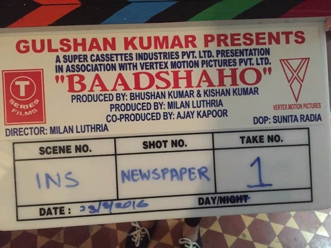 The shooting for filmmaker Milan Luthria's upcoming film Baadshaho,Baadshaho Shooting begins,Baadshaho movie launched,Ajay Devgn,Emraan Hashmi,Ileana D'Cruz,Esha Gupta,Vidyut Jammwal,Bollywood movie Baadshaho,Baadshaho on the sets,Baadshaho pics,Baadshaho images,Baadshaho photos