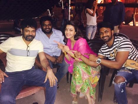 South Indian actress Kajal Aggarwal shoots item song for Jr. NTR's Janatha Garage.