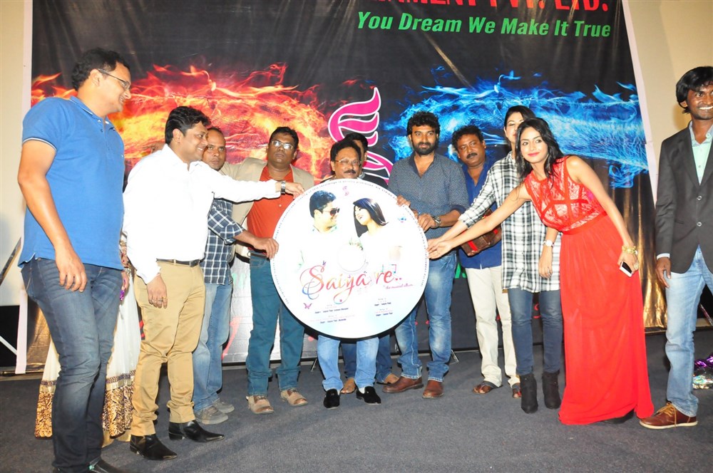 Dr. Sanjay Paul's Saiya Re audio launched held at Prasad Lab in Hyderabad. Celebs like Pooja Sri, Ujjal Kumar Saha, Annie, Sonali Acharjee, Ramesh Uppala, Mahendra Varma, Aneet Kaur Sekhon and others graced the event. Saiya Re audio launch,Saiya Re audio,Saiya Re music,Saiya Re music launch,Pooja Sri,Ujjal Kumar Saha,Annie,Sonali Acharjee,Ramesh Uppala,Mahendra Varma,Aneet Kaur Sekhon,Saiya Re audio launch pics,Saiya Re audio launch images,Saiya Re audio launch photos