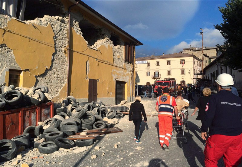 At least 13 people were killed as a magnitude 6.2 earthquake struck central Italy early on Wednesday, officials said. Many were trapped under rubble as buildings and houses collapsed due to the tremors that were also felt in the country's capital city of Rome, BBC reported. Some buildings shook for 20 seconds. Earthquake,Earthquake in Italy,Italy Earthquake,italy earthquake live,italy earthquake photos,Italy Earthquake pics,Italy Earthquake images,Italy Earthquake pictures,Italy Earthquake stills