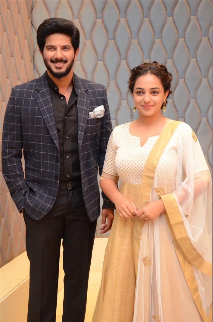 Telugu movie 100 Days of Love Press Meet held in Hyderabad. Celebs like Dulquer Salmaan, Nithya Menen, Bijibal and others graced the event. 100 Days of Love is an upcoming romantic comedy film written and directed by debutant Jenuse Mohamed. The film stars Dulquer Salmaan and Nithya Menen in the lead role. 100 Days of Love Press Meet,100 Days of Love,Telugu movie 100 Days of Love,Dulquer Salmaan,Nithya Menen,Dulquer Salmaan and Nithya Menen,100 Days of Love Press Meet pics,100 Days of Love Press Meet images,100 Days of Love Press Meet photos,100 Days of Lov