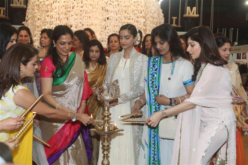 IMC Ladies Unveils Women Entrepreneur Exhibition 2016 held in Mumbai. Celebs like Sonam Kapoor, Australian swimmer Stephanie Rice, Rashmi Thackeray, Kanika Kapoor, Sheeba, Bhagyashree, Shaina NC, Madhu Shah, Aalia Ebrahim, Pooja Bedi, Sulaiman Merchant, Queenie Dhody, Mrinal Kulkarni and others graced the event. IMC Ladies' Wing,IMC Ladies,Women Entrepreneur Exhibition 2016,Sonam Kapoor,Stephanie Rice,Kanika Kapoor,Sheeba,Bhagyashree,Shaina NC,Madhu Shah,Aalia Ebrahim,Pooja Bedi,Sulaiman Merchant