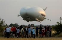 The world's longest aircraft, the Airlander 10 airship, has crash-landed after a test flight in central England.