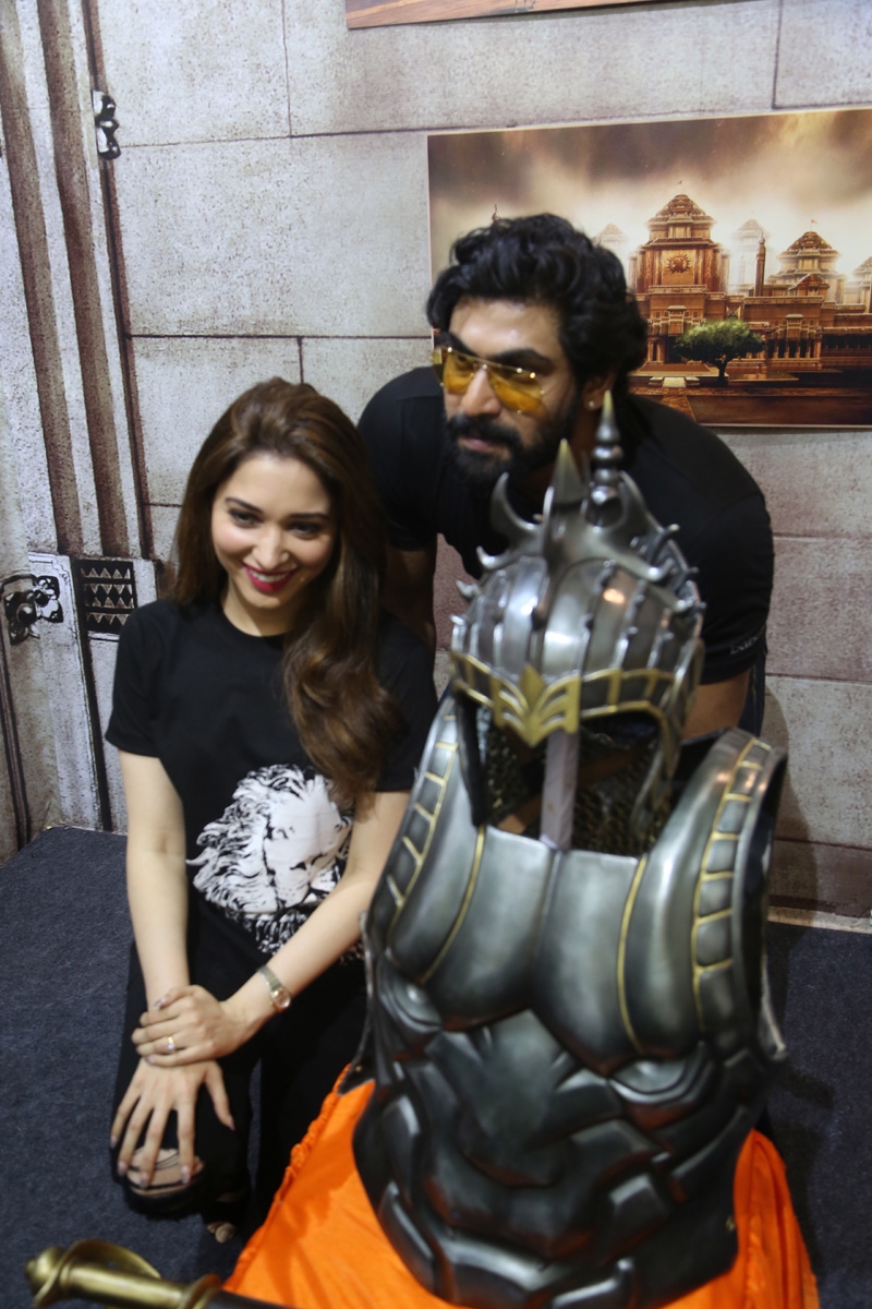 Rana Daggubati and actress Tamannaah Bhatia Actress Tamannaah,Baahubali Comic Con Photos,Baahubali Release,Baahubali movie release,Baahubali Photos,Rana Daggubati,Baahubali 2015,Baahubali movie teaser,S S R ajamouli Baahubali,Bahubali Movie Teaser 2015,Baahubali Movie First Look,Anushka Shetty,Bahu