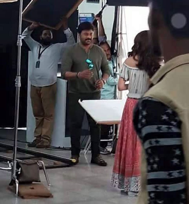 Khaidi No. 150 is an upcoming Telugu action drama film directed by V. V. Vinayak and produced by Ram Charan and A. Subashkaran under the Konidela Production Company banner and distributed by Lyca Productions. The film stars Chiranjeevi and Kajal Aggarwal in the lead role. Devi Sri Prasad will compose the film's music and background score. The cinematography will be provided by R. Rathnavelu and Gowtham Raju edited the film. The film is scheduled for a worldwide release on 13 January 2017. Chiranjeevi,Kajal Aggarwal,Khaidi No. 150 working stills,Khaidi No. 150,Chiranjeevi Khaidi No. 150 working stills,Chiranjeevi Khaidi No. 150,Khaidi No. 150 working pics,Khaidi No. 150 working images,Khaidi No. 150 working photos,Khaidi No. 150 working pic