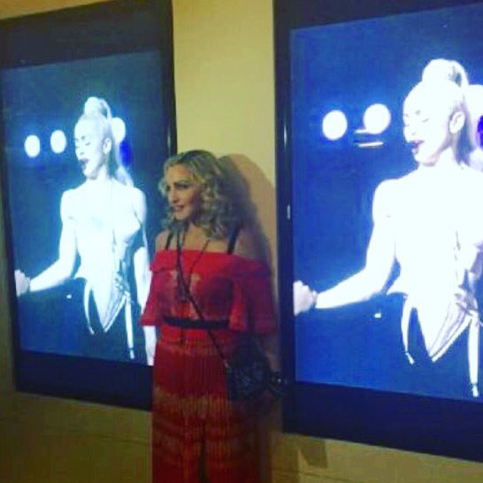 Singer Madonna surprised 400 fans at the 25th anniversery screening of the 1991 documentary film Singer Madonna,Madonna,Truth or Dare,Truth or Dare's 25th Anniversary Screening,1991 documentary film,1991 documentary film 'Madonna: Truth or Dare',Madonna latest pics,Madonna latest images,Madonna latest photos,Madonna latest stills,Madon