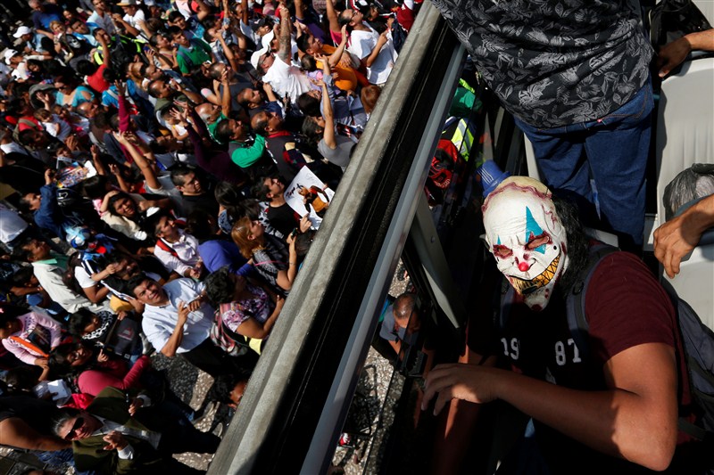 Masked lucha libre wrestlers take part in an annual pilgrimage to the Basilica of Our Lady Guadalupe in Mexico City. Mexican wrestlers,Masked lucha libre,Masked lucha libre wrestlers,wrestlers,Lady Guadalupe,Mexico City,Basilica