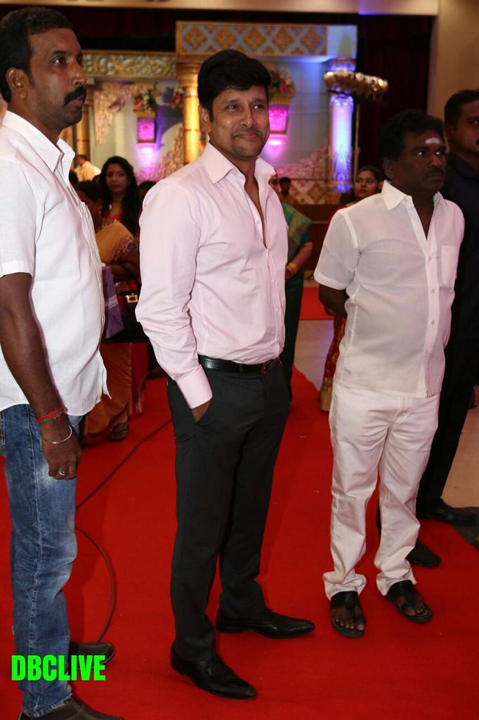 Vijay, Sivakarthikeyan, Chiranjeevi, Keerthy Suresh at Raadhika Sarathkumar's daughter Rayane wedding. Vijay,Sivakarthikeyan,Chiranjeevi,Keerthy Suresh,Raadhika Sarathkumar,Raadhika Sarathkumar daughter,raadhika sarathkumar daughter marriage,Rayane wedding pics,Rayane wedding images,Rayane wedding photos