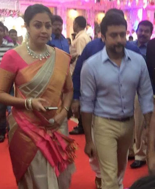 Actress Radhika Sarathkumar's daughter Rayanne Hardy and Abhimanyu Mithun Wedding held in Chennai on Aug 28. Celebs like Suriya, Jyothika, Vijay, Chiyaan Vikram, Chiranjeevi, Prabhu, Ramki, Kalpathi S. Aghoram, P Bharathiraja, Suhasini Manirathnam, Archana Kalpathi, K Bhagyaraj, Sasikala Natarajan, Vairamuthu, Poornima, Vadivukarasi, AVM Saravanan, Gayathri Raguram, Vidyullekha Raman, Uma Padmanabhan, Nina Reddy, Sripriya, Preetha Hari, Radha, Rajkumar Sethupathy, Dhansika, Ambika, Sanjana, Nikki Galrani, Rajasekhar, Jeevitha, V. Narayanasamy, KT Kunjumon, Keerthy Suresh, Senthil, P Vasu, Arjun, Jeeva, Shankar, Aishwarya, A Venkatesh and others wished the couples. Suriya,Jyothika,Sasikala Natarajan,Puneeth Rajkumar,Rayanne Hardy Marriage,Rayanne Hardy wedding,Vijay,Chiyaan Vikram,Chiranjeevi,Prabhu,Ramki,K Bhagyaraj,Sasikala Natarajan,Vairamuthu,Poornima,Vadivukarasi,Gayathri Raguram,Vidyullekha Raman,Uma Padmanabh