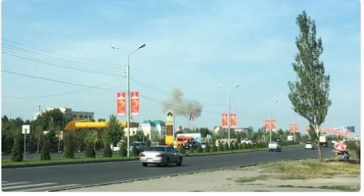At least one person was killed and several others were injured on Tuesday when a powerful explosion rocked the Chinese embassy in Kyrgyzstan's capital Bishkek. The country's Emergency Response authorities said the blast occurred after a car reportedly rammed the gates of the compound, RT news reported. Chinese embassy,blast at Chinese embassy,Chinese embassy blast,Kyrgyzstan,Blast at Chinese embassy,Chinese embassy in Kyrgyzstan