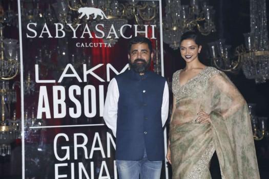 Actress Deepika Padukone, Kajal Aggarwal at Lakme Fashion Week Winter Festive 2016 Grand Finale.