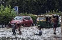 At least seven people were killed as heavy rains lashed Hyderabad on Wednesday morning, officials said.