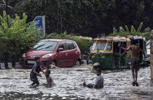 At least seven people were killed as heavy rains lashed Hyderabad on Wednesday morning, officials said.