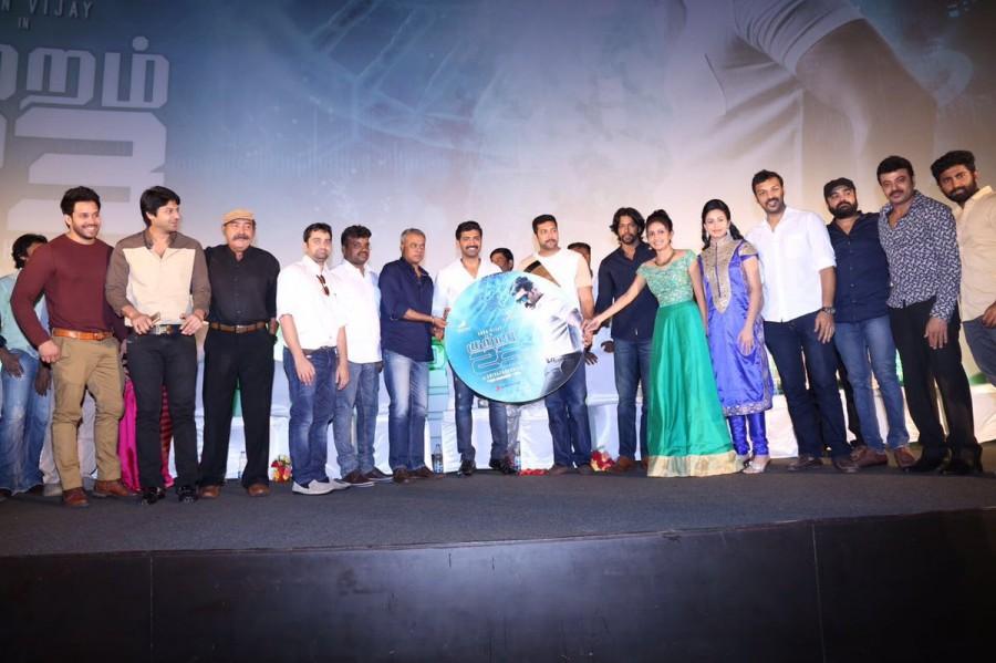 Tamil movie Kuttram 23 music launched today in Chennai. Celebs like Arun Vijay, Jayam Ravi, Gautham Menon, Suja Varunee, Bharath, Vandhana, Srikanth, Mahima Nambiar, Arivazhagan, Abhinaya, Riyaz Khan, Aarthi Arun, Vishal Chandrasekhar, Lakshmi Ramakrishnan, Inder Kumar, Vamsi Krishna, Vijayakumar, Preetha Vijayakumar and others graced the event. Arun Vijay,Arun Vijay's Kuttram 23 audio launch,Kuttram 23 audio launch,Kuttram 23,Kuttram 23 audio launch pics,Kuttram 23 audio launch images,Kuttram 23 audio launch photos,Kuttram 23 audio launch stills,Kuttram 23 audio launch pictures