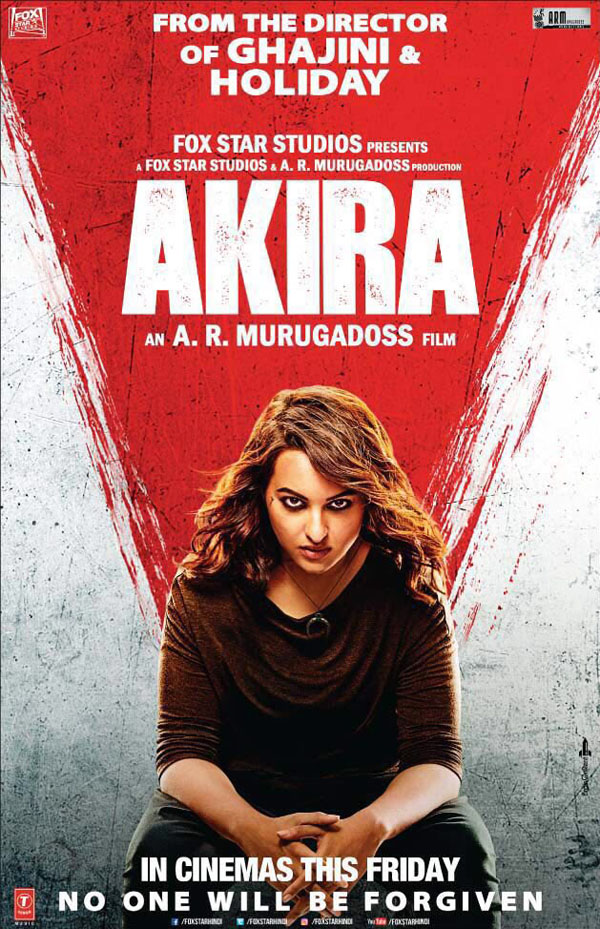 Sonakshi Sinha is all set to stun the audience with her action-packed avtar in the upcoming film directed by A.R. Murugadoss. Sonakshi Sinha,Akira Teaser poster,Akira Teaser,Akira poster,Sonakshi Sinha as Akira,bollywood movie Akira,A.R. Murugadoss,Akira movie stills,Akira movie pics,Akira movie images,Akira movie photos,Akira movie pictures