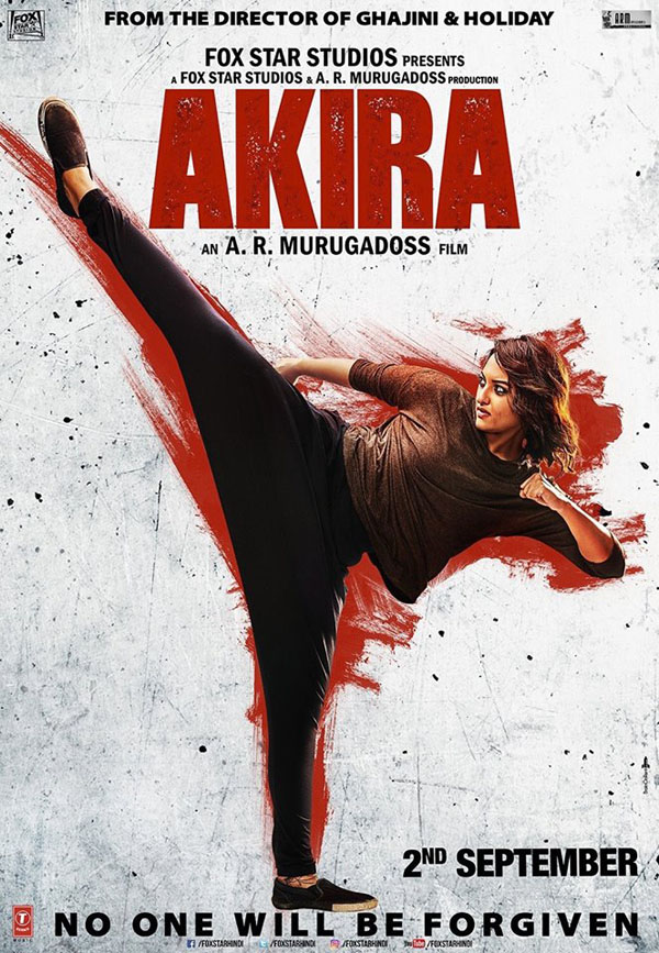 Sonakshi Sinha is all set to stun the audience with her action-packed avtar in the upcoming film directed by A.R. Murugadoss. Sonakshi Sinha,Akira Teaser poster,Akira Teaser,Akira poster,Sonakshi Sinha as Akira,bollywood movie Akira,A.R. Murugadoss,Akira movie stills,Akira movie pics,Akira movie images,Akira movie photos,Akira movie pictures