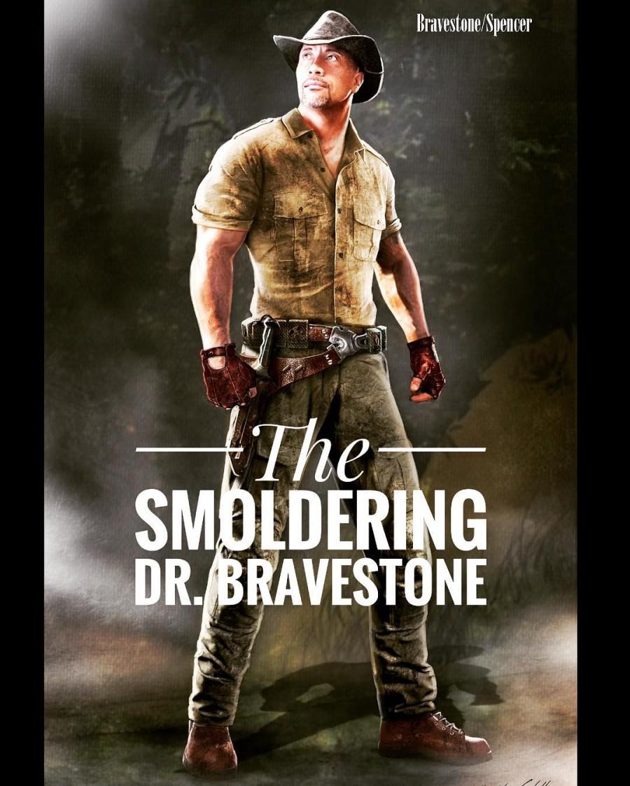 Dwayne Johnson's Dwayne Johnson,The Rock,'The Smoldering' Dr. Bravestone first look poster,'The Smoldering' Dr. Bravestone poster,'The Smoldering' Dr. Bravestone first look